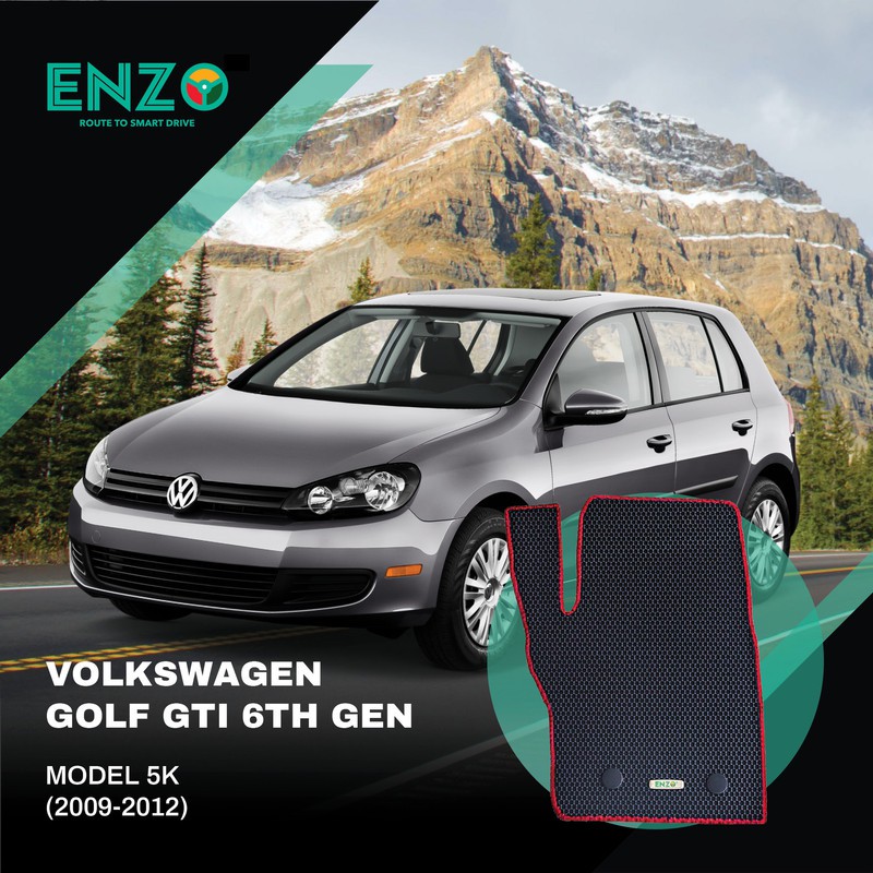 Volkswagen Golf GTI 6th Gen Model 5K Enzo Customised Car Mat Shopee