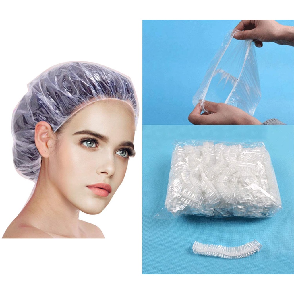 Disposable Shower Cap (100pcs) Shopee Malaysia