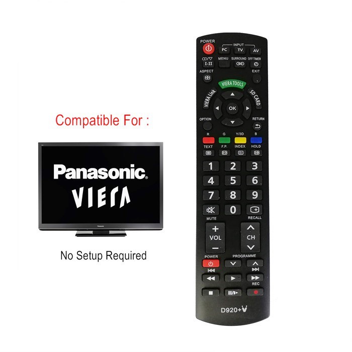 Universal Panasonic Viera TV/LED/LCD TV Replacement Remote Control