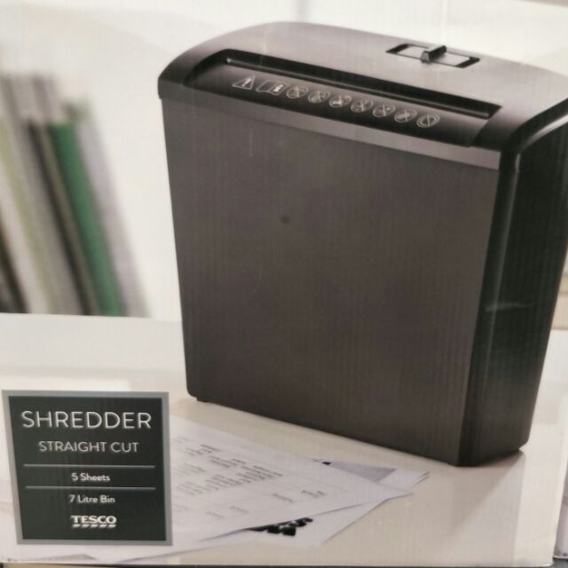 Tesco OEM paper shredder 7L bin Shopee Malaysia