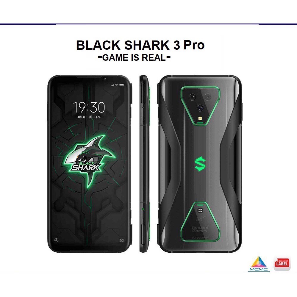 [MY SET]Xiaomi Black Shark 3 Pro Smartphone(8+256GB/12+256GB) Shopee