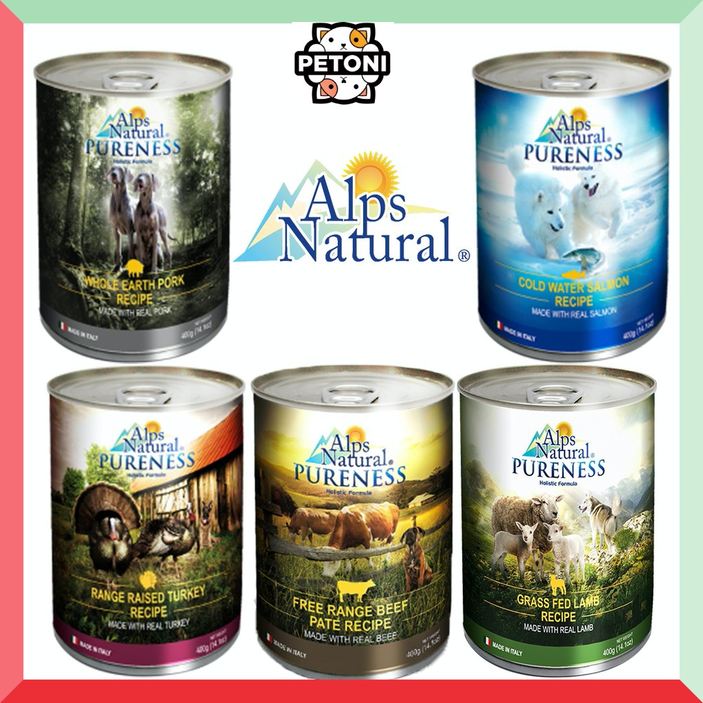 Alps Natural Pureness Dog Can Food 400g Shopee Malaysia
