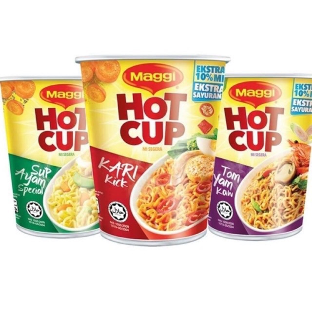 Maggi Hot Cup Instant Noodles Shopee Malaysia