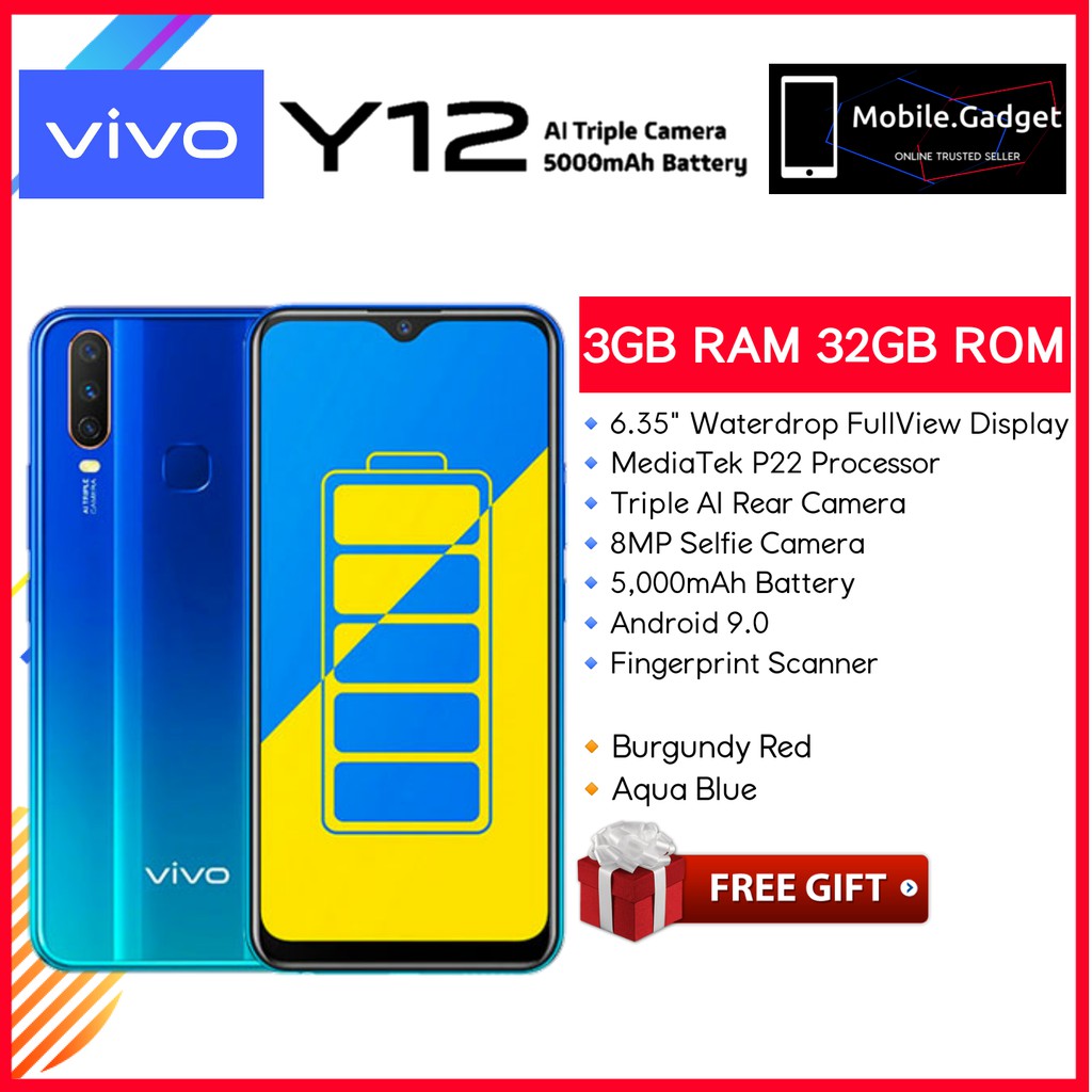 vivo Y12 Price in Malaysia & Specs RM509 TechNave