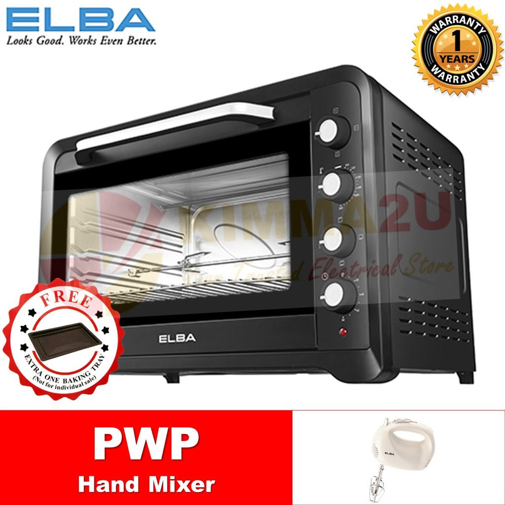 ELBA ITALY 100L ELECTRIC OVEN EEOG1029(BK) LARGE CAPACITY Shopee