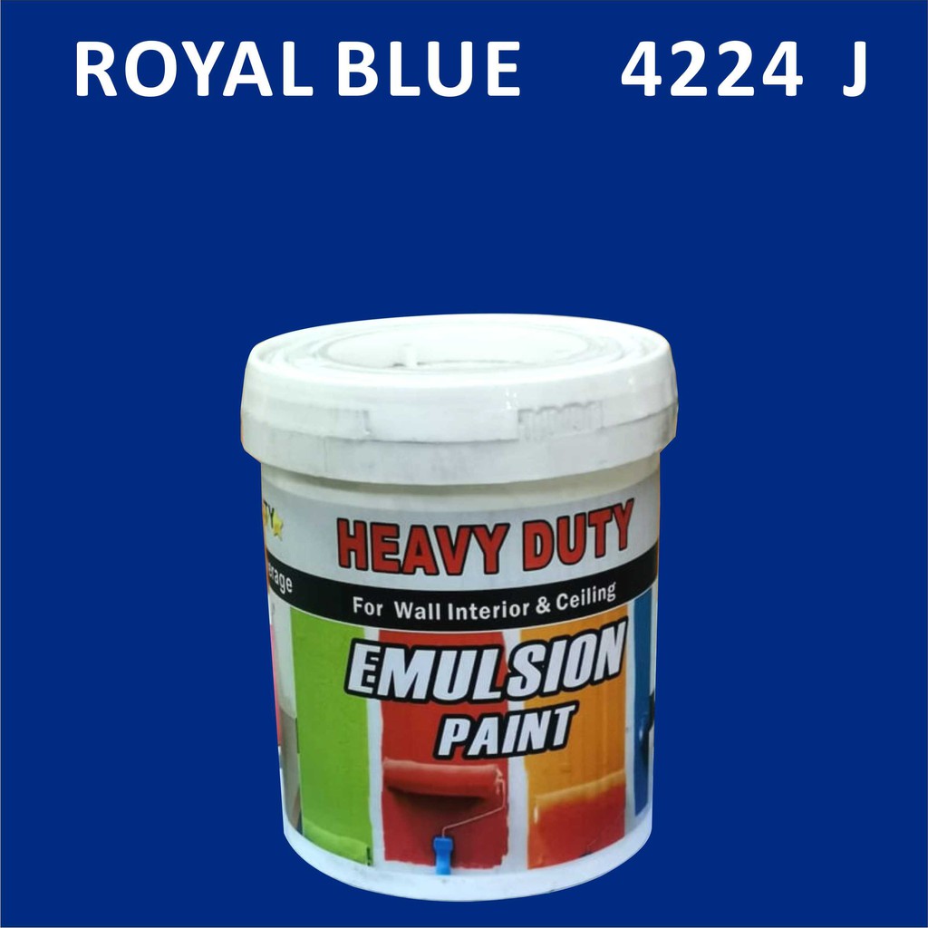 ROYAL BLUE 4224 J ( 1L ) HEAVY DUTY EMULSION PAINT FOR WALL INTERIOR