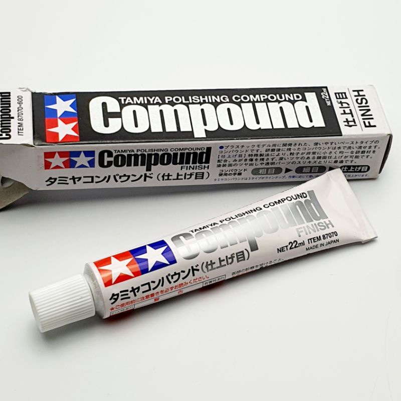 Tamiya 87070 Polishing Compound (for Plastic Model, Clear or Metal