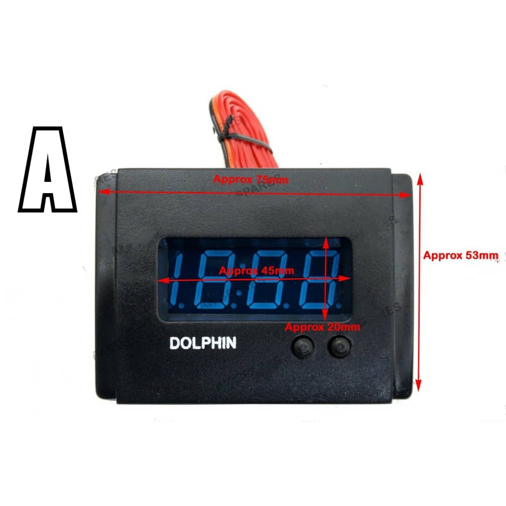 DASH DIGITAL CLOCK WATCH FOR SUZUKI SJ410 SJ413 SAMURAI JIMNY SIERRA