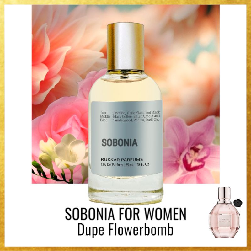 SOBONIA dupe FLOWERBOMB, Perfume For Women, Shopee Malaysia