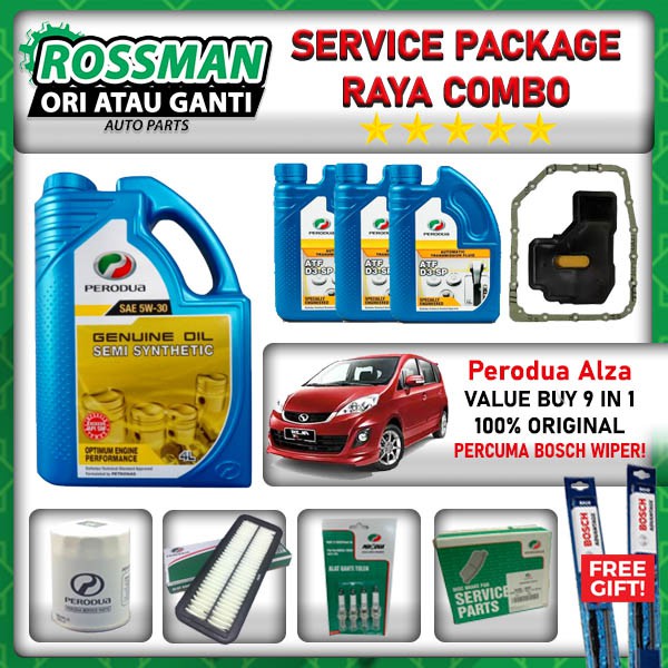 perodua alza service package