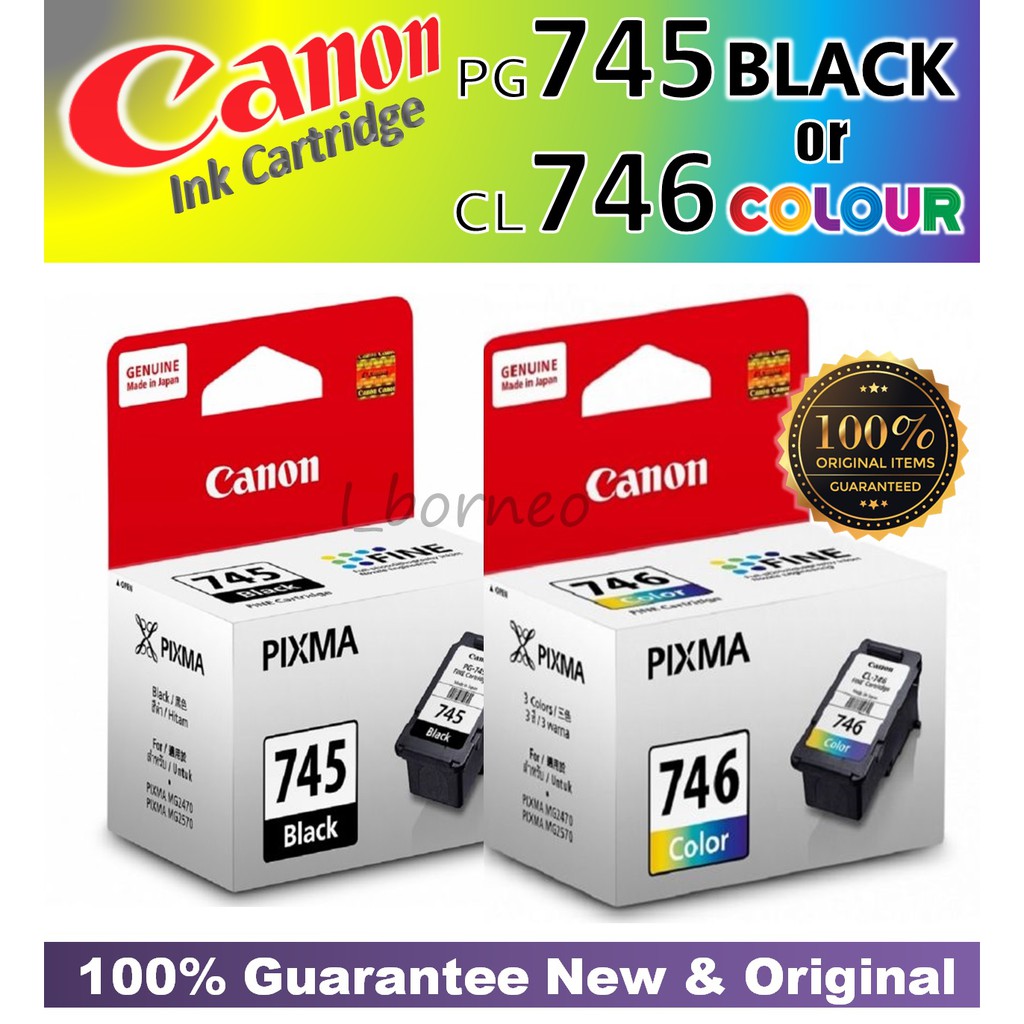 Twin Pack for MG3077/MG3070/MG2970/MX497 BLK Canon PG745XL Ink Cartridges