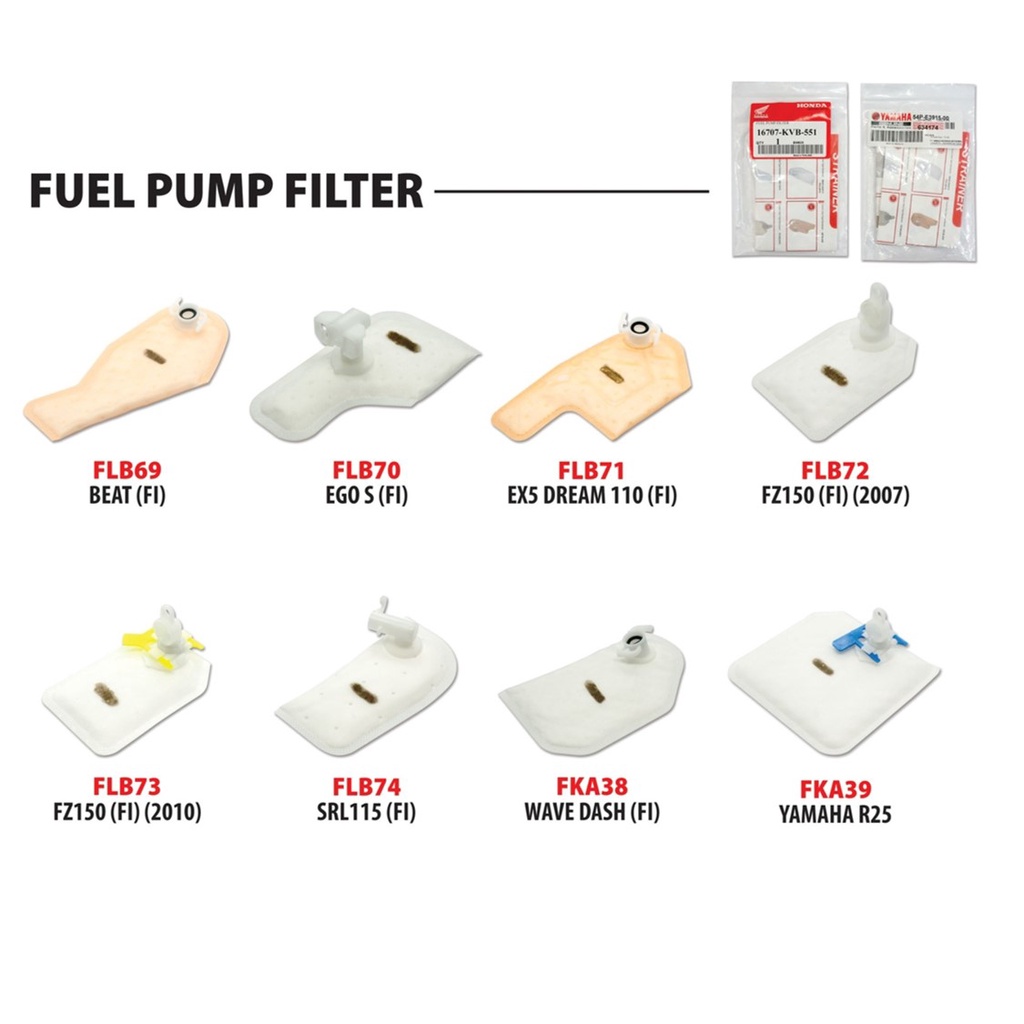 FUEL PUMP FUEL FILTER YAMAHA HONDA RS150 BEAT DREAM110 Y15 V1 V2 NVX