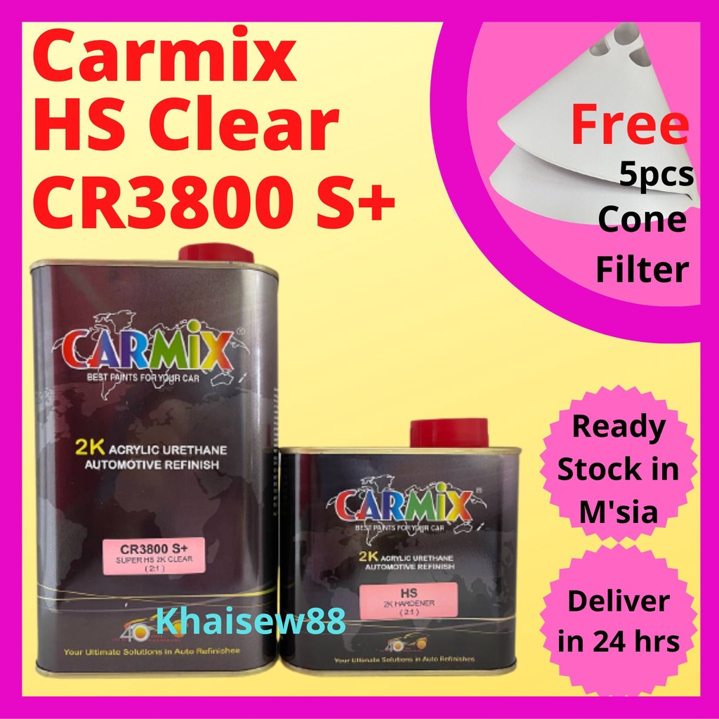 Carmix CR3800 Super HS 2K Clear / Carmix 3800 2K CLEARCOAT (Free 5pcs