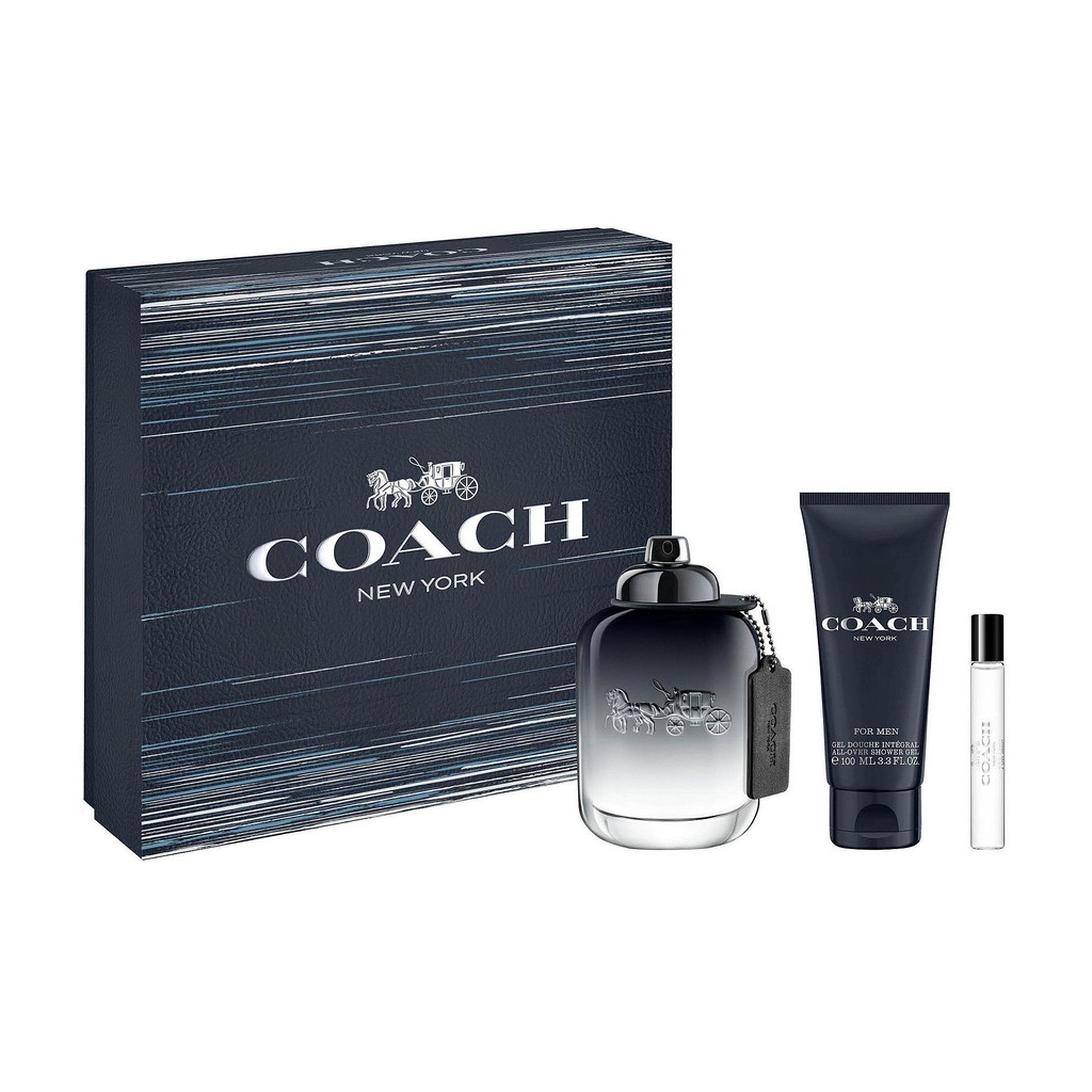 ORIGINAL Coach For Men 100ml EDT Gift Set Perfume Shopee Malaysia