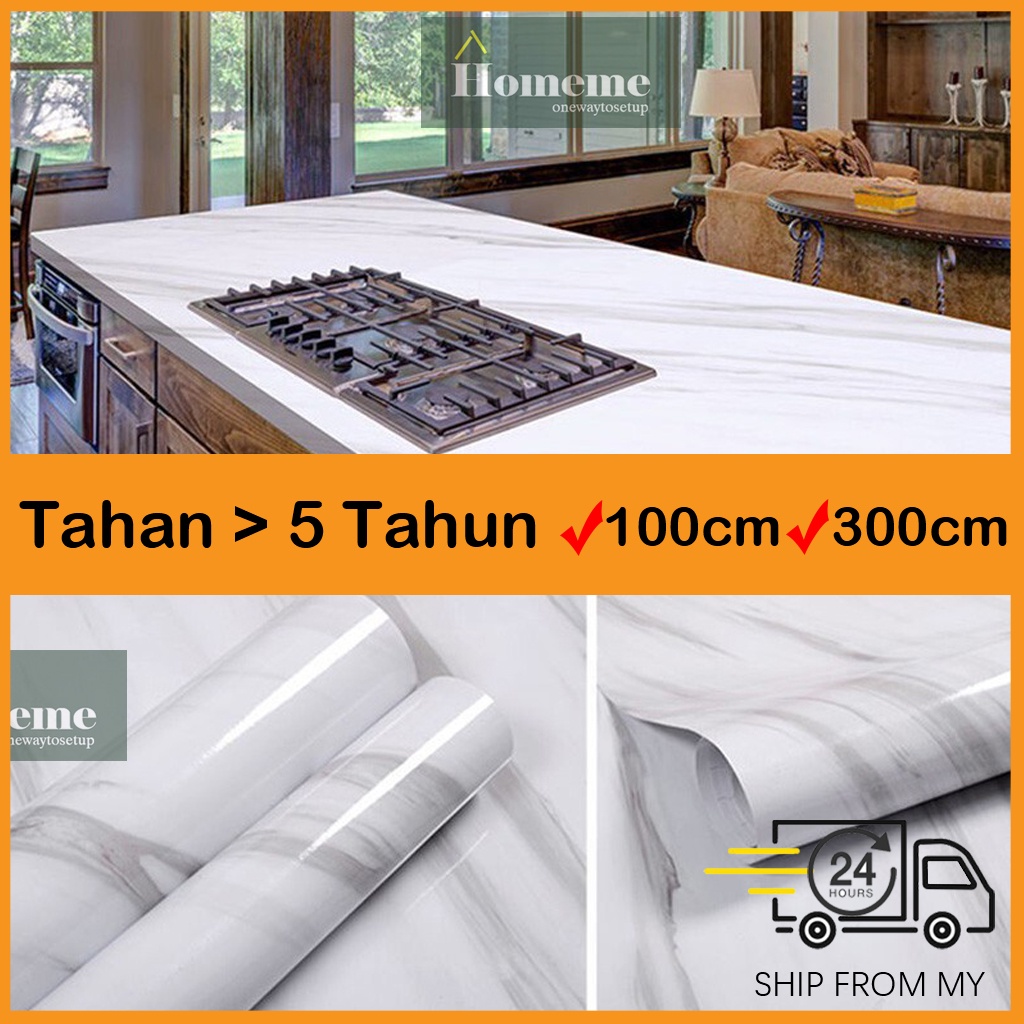 DIY Marble Wallpaper/Large Self Adhesive Marble Waterproof