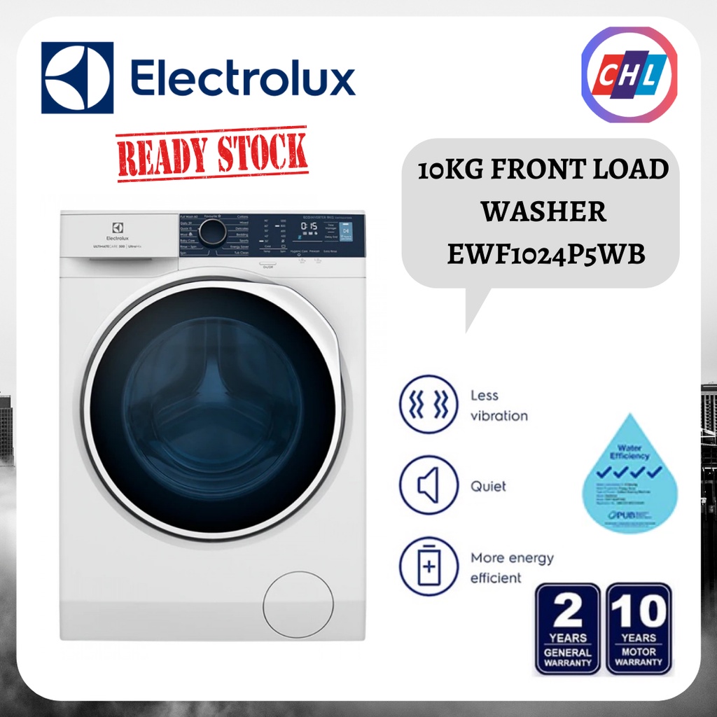 Electrolux (Send by Lorry) 10kg Front Load Washer EWF1024P5WB