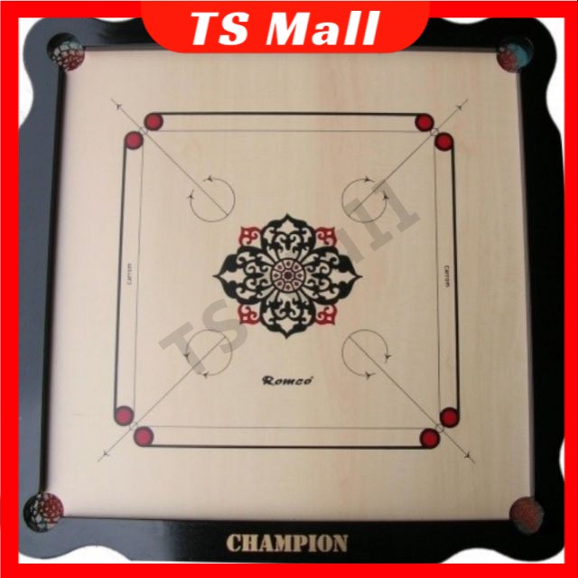 Carrom Board set (Papan Carrom kayu) full set 🎁 Shopee Malaysia