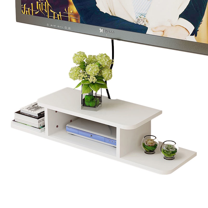 Wall hanging shelf tv box rack living room wall rack bookrack