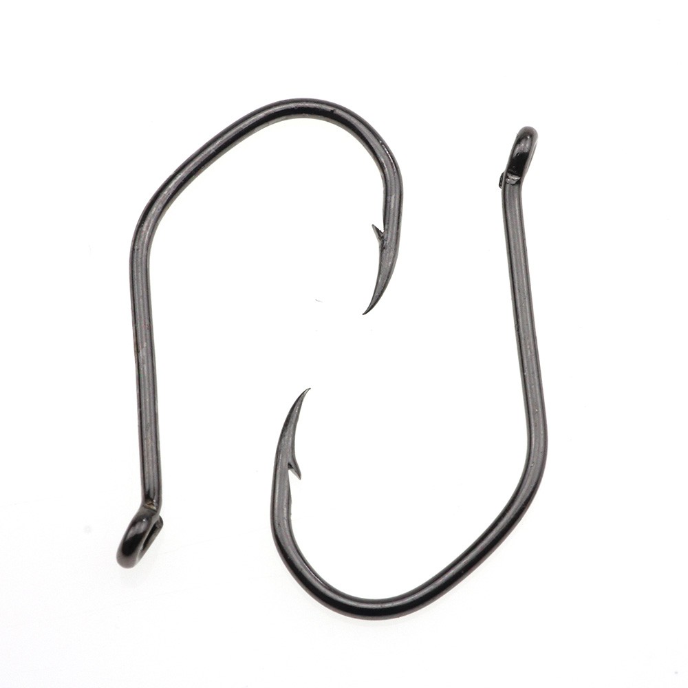 50pcs High Carbon Steel Catfish hook Barbed Catfish Fishing Hooks V