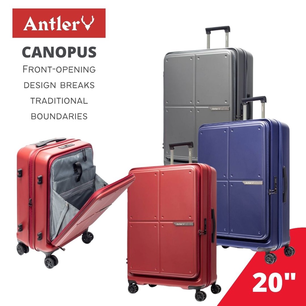 Antler Canopus 20" Cabin Luggage Shopee Malaysia