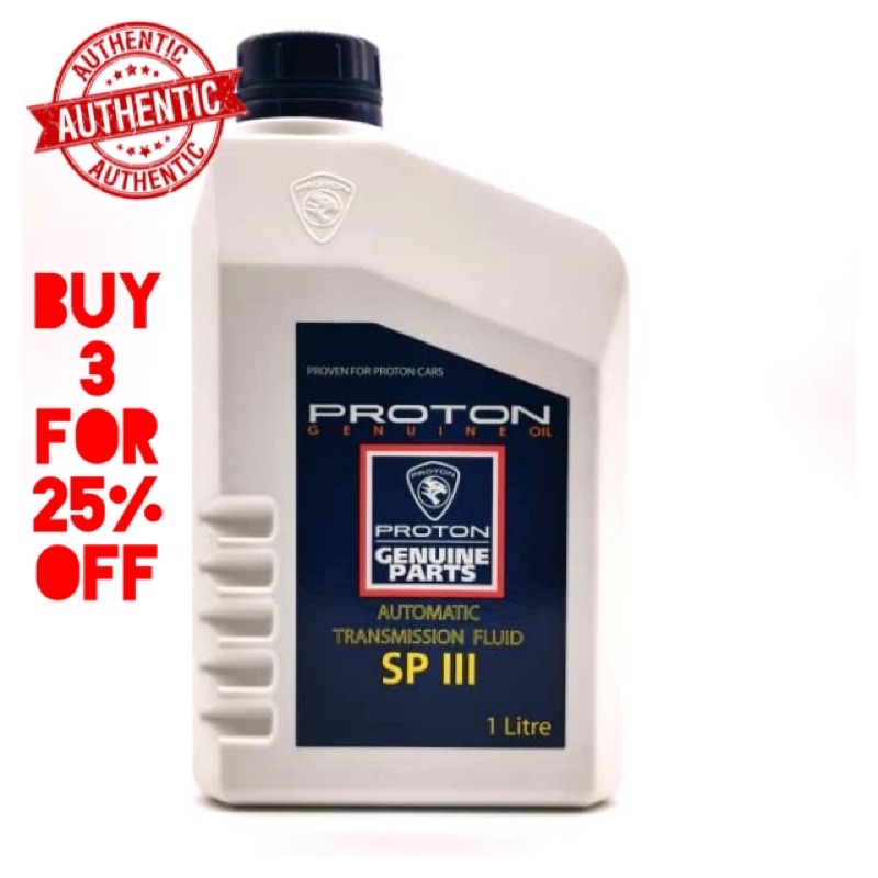Proton Genuine ATF SP3/SP III Automatic Transmission Fluid (1L