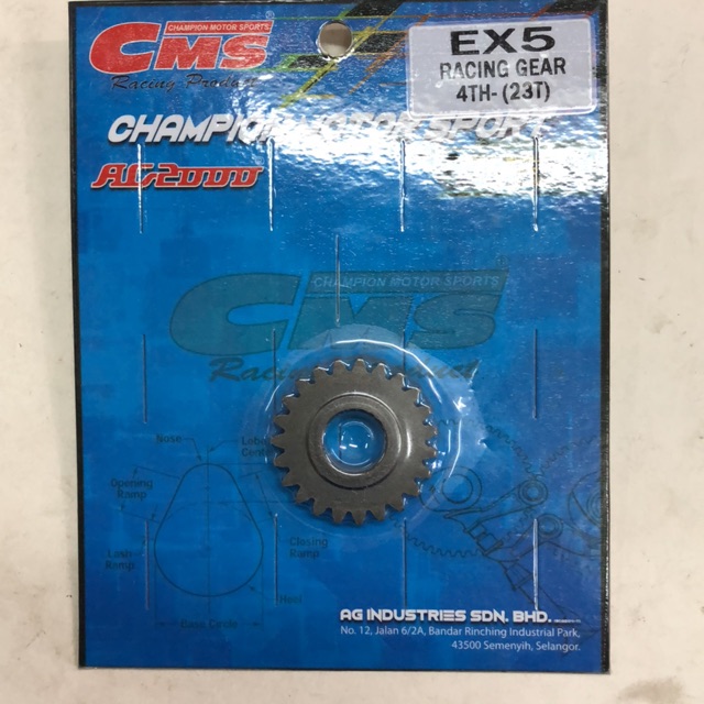 CMS EX5 RACING GEAR 4TH23T CMS. Shopee Malaysia