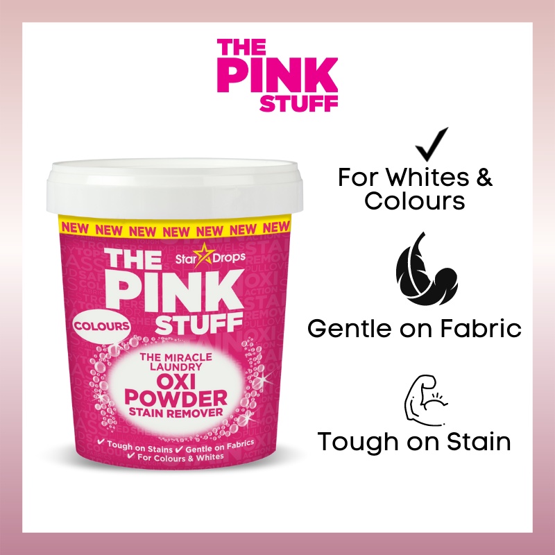 The Pink Stuff The Miracle Laundry Oxi Powder Stain Remover for