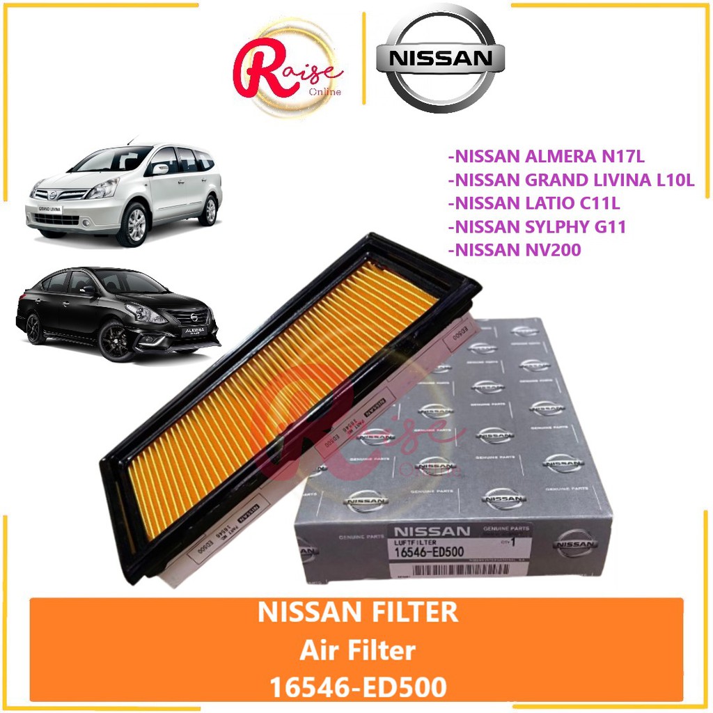 NISSAN ENGINE AIR FILTER NISSAN ALMERA / GRAND LIVINA / LATIO / SYLPHY