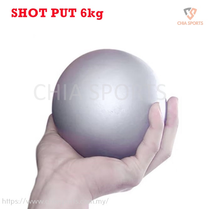 Shot Put Lontar Peluru 6kg Steel Metal Ball Athletics Shot Puts Ball