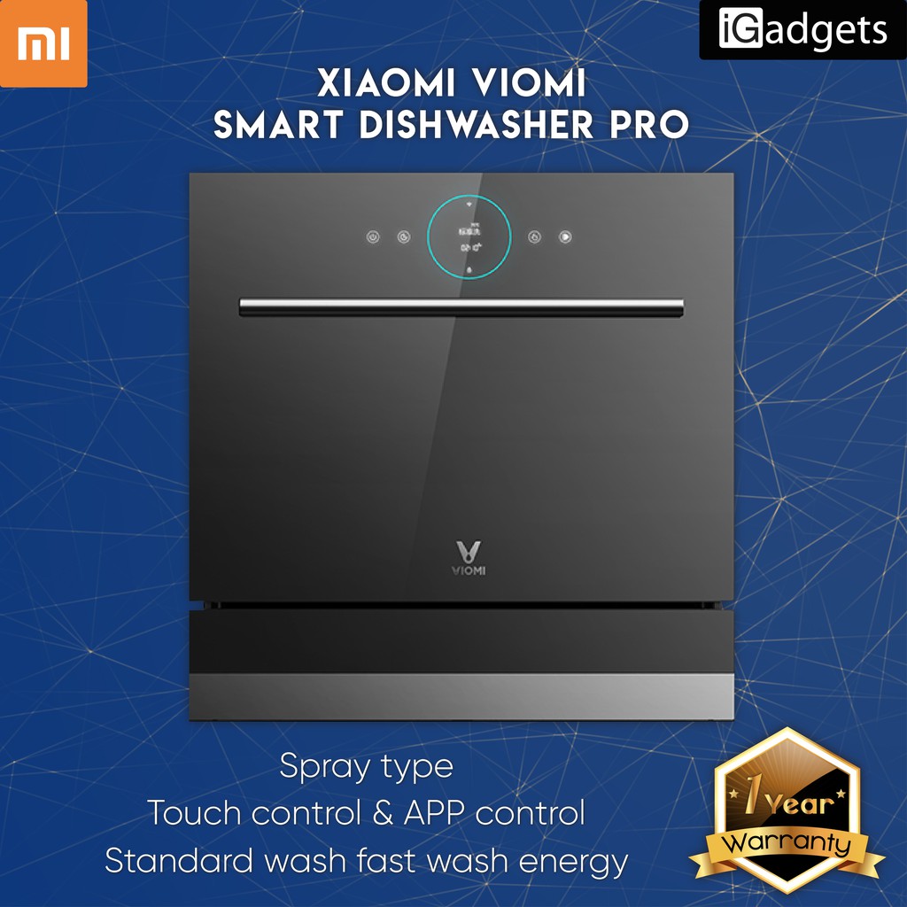 Xiaomi Viomi Smart Dishwasher PRO VDW0802 Shopee Malaysia