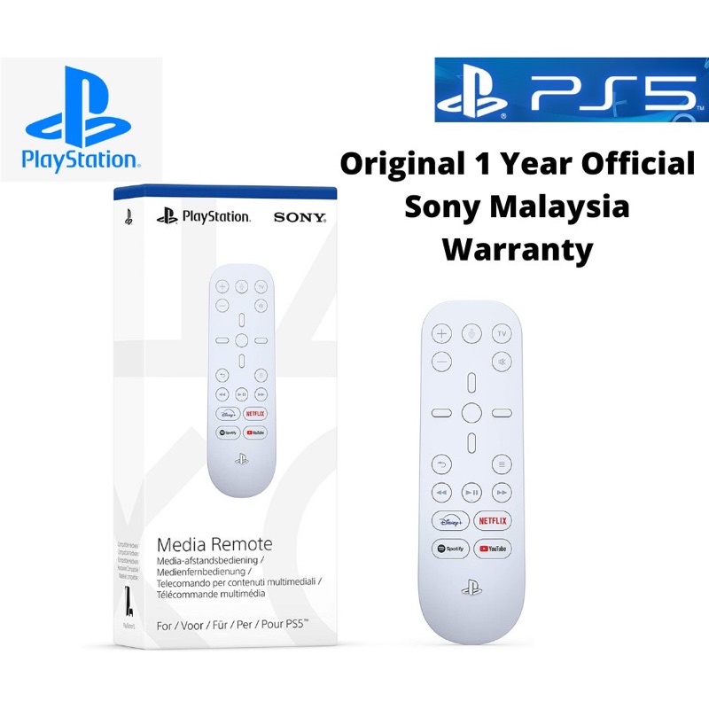 (CNY PROMOTION) PS5 Media Remote Control all your PS5 entertainment