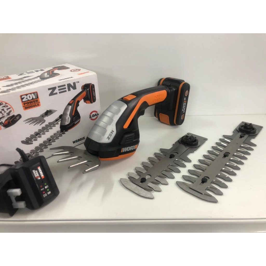 WORX WG801E Cordless Shrub Shear Zen 20V (CORDLESS TRIMMER) Shopee