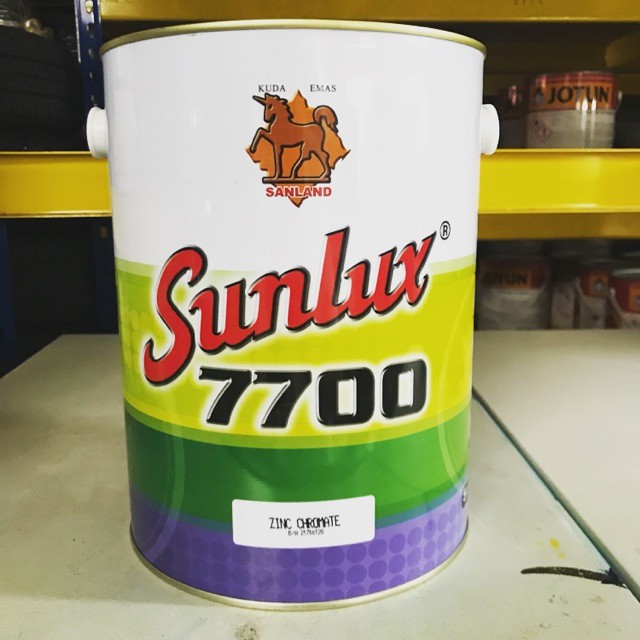 [100 ORIGINAL] SANCORA / SUNLUX 7700 ZINC CHROMATE ANTI RUST PRIMER PAINT 5LIT (NIPPON PAINT