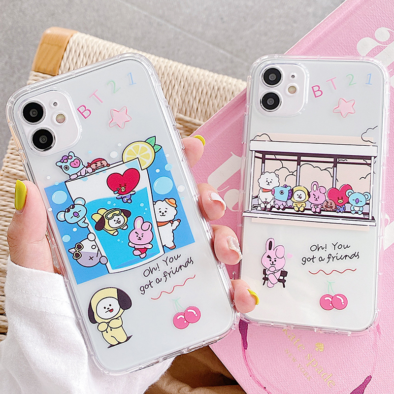 Soft Case For iPhone 12 Pro Max mini Cute BTS BT21 Shopee Malaysia