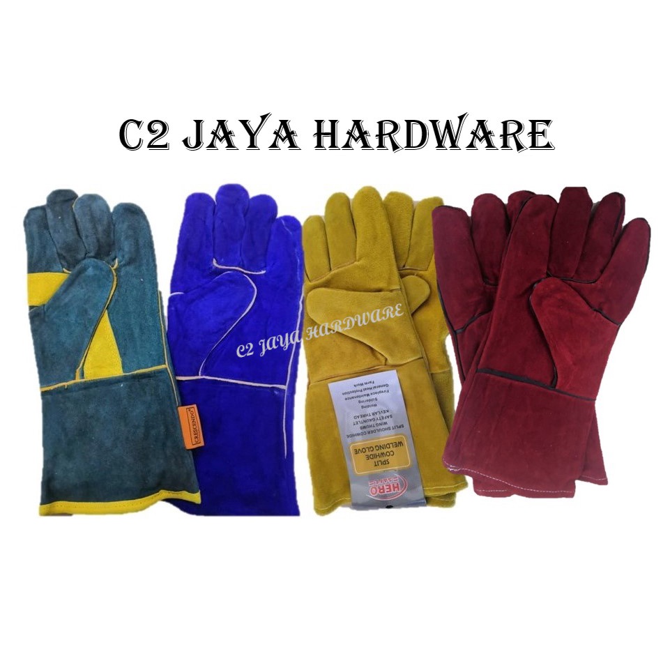 Welding Glove Leather Work Glove TIG MIG Welder Safety Leather Hand