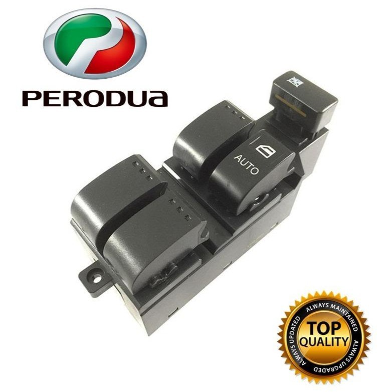 Power window main switch original perodua genuine myvi /viva /alza