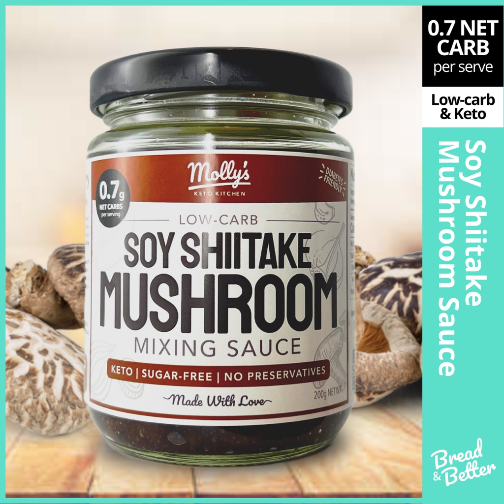 Keto / LowCarb Soy Shiitake Mushroom Sauce (200g) Shopee Malaysia