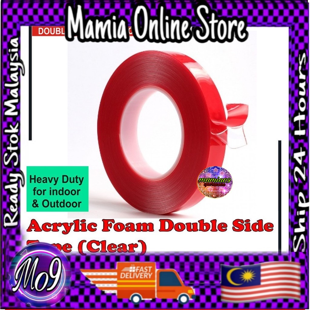 3M GAM DOUBLE TAPE / DOUBLE SIDE TAPE ( CLEAR ) Shopee Malaysia
