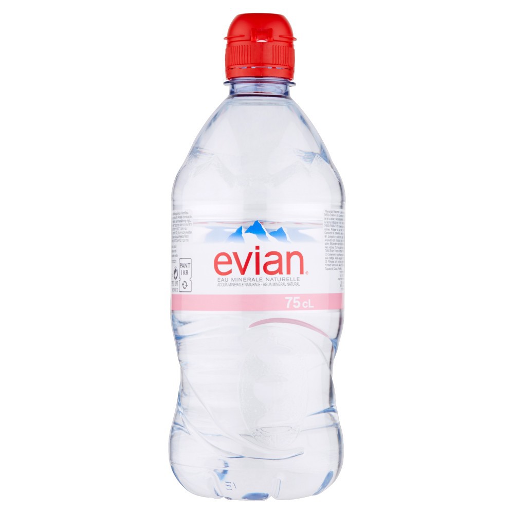 Evian Mineral Water Special Sports Cap 750ml Shopee Malaysia