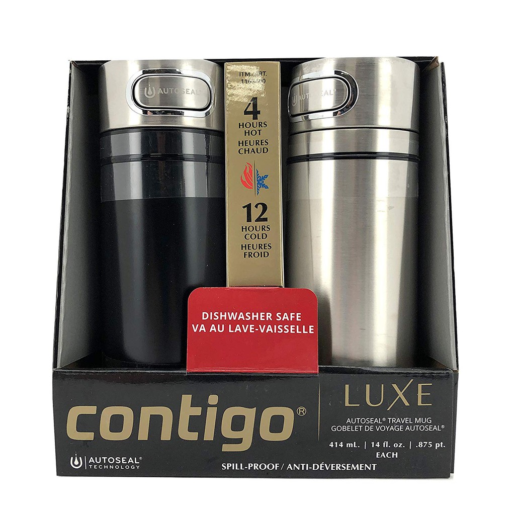 Contigo Luxe AUTOSEAL Vacuum Travel SpillProof Coffee Mug with