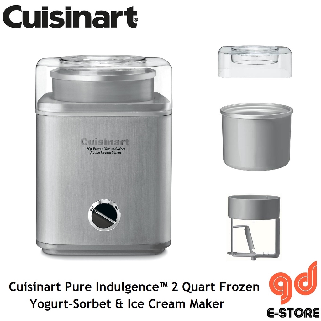 Cuisinart ICE30BCHK Pure Indulgence™ 2 Quart Frozen YogurtSorbet & Ice