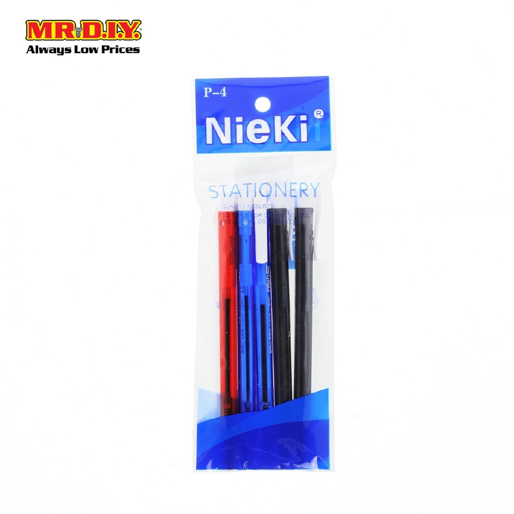 NIEKI Ball Pen (1.0mm x 5 Pcs) Shopee Malaysia