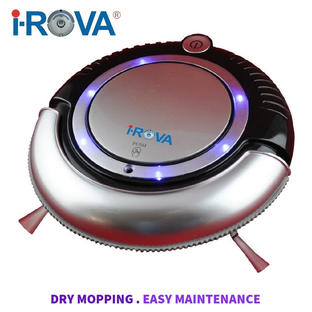 IROVA K6 / K6L Robot Vacuum Cleaner W/Dry Mopping (Black) Shopee Malaysia
