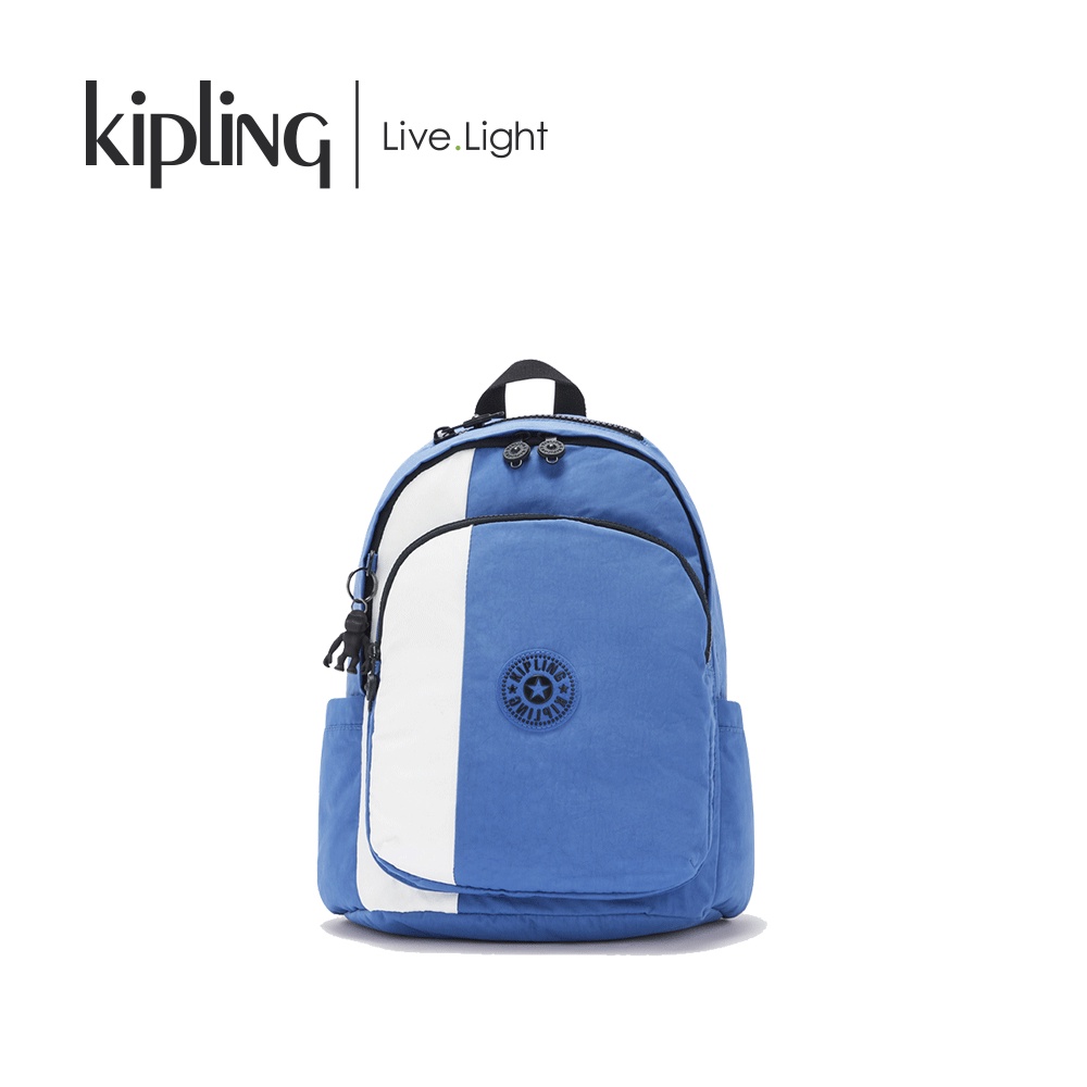 Kipling Delia Aerial Blue Backpack Shopee Malaysia