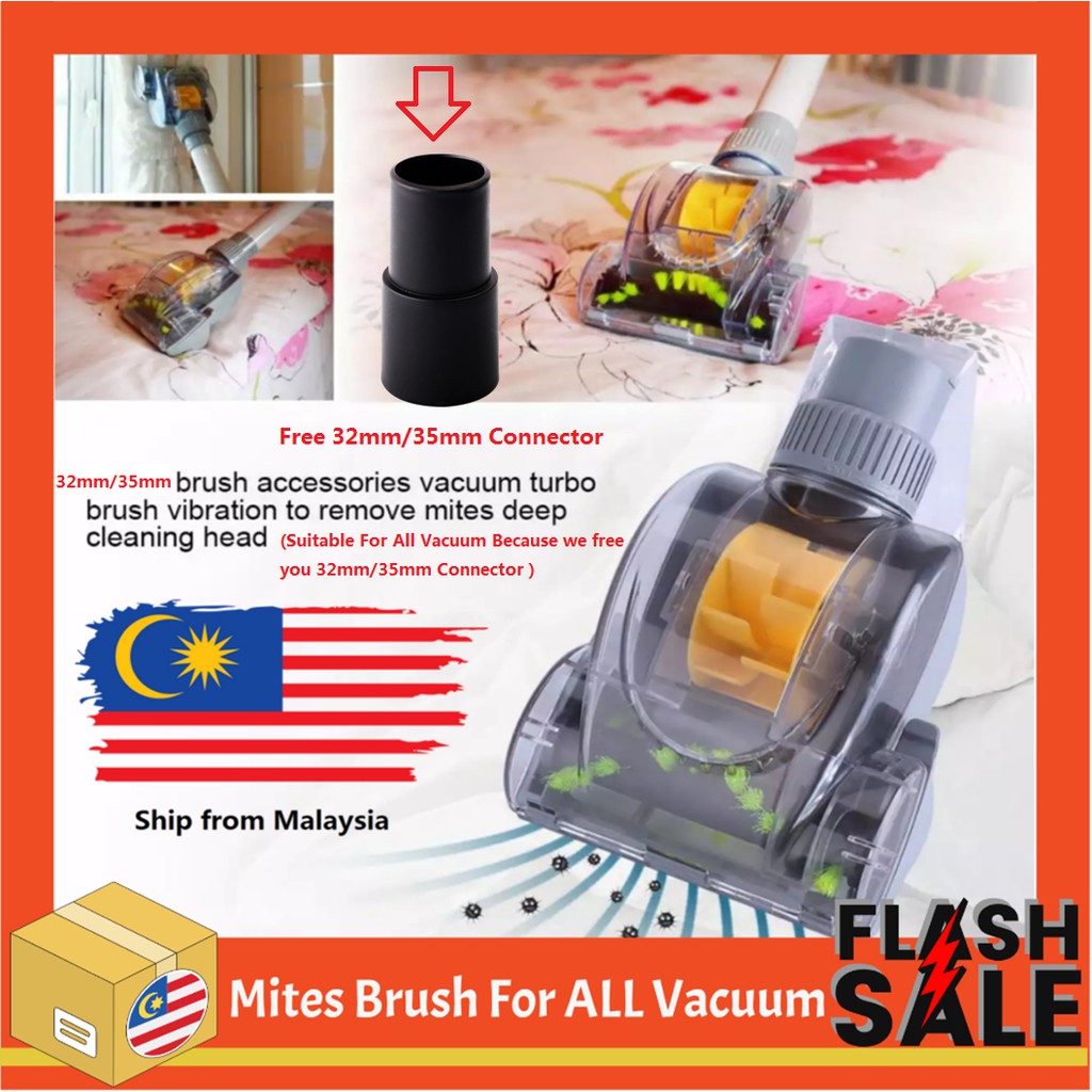 Mites Brush Household Vacuum Turbo Floor Brush Deep Cleaning Dirt Dust