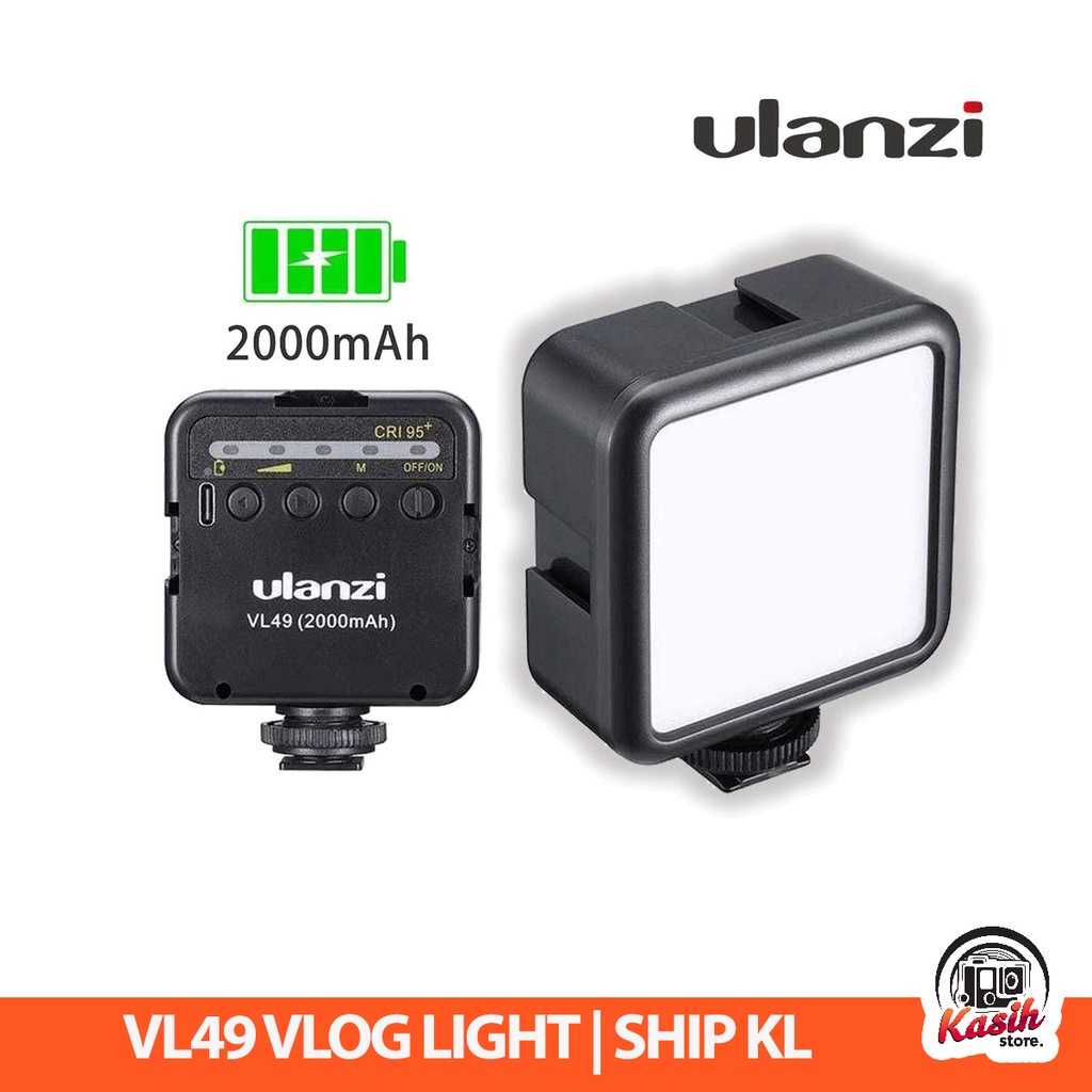 ULANZI VL49 W49 Mini LED Video Light VL 49 Ready Stock & Original