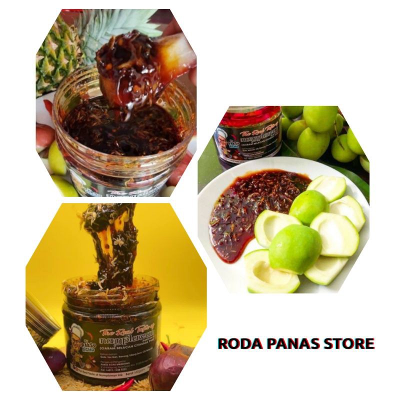 KUAH ROJAK PETIS COLEK BUAH SIAM NAMPLAWAN THAI by PAKSU ACHU 650g