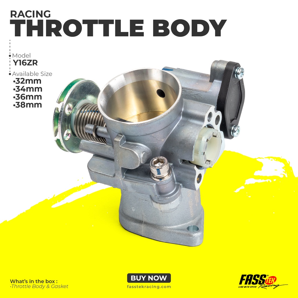 FASSTek Y16/R15/MT15 THROTTLE BODY KIT 32MM 34MM 36MM 38MM Shopee