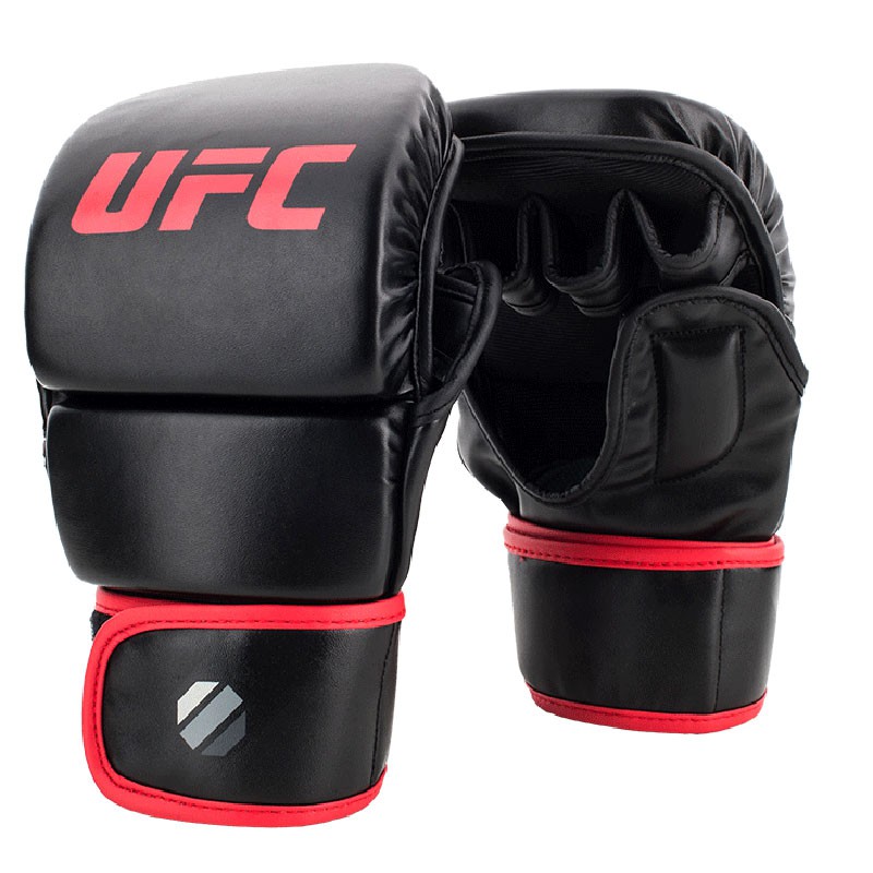 Black Fighting MMA Boxing Sports Leather Gloves Tiger Muay Thai fight