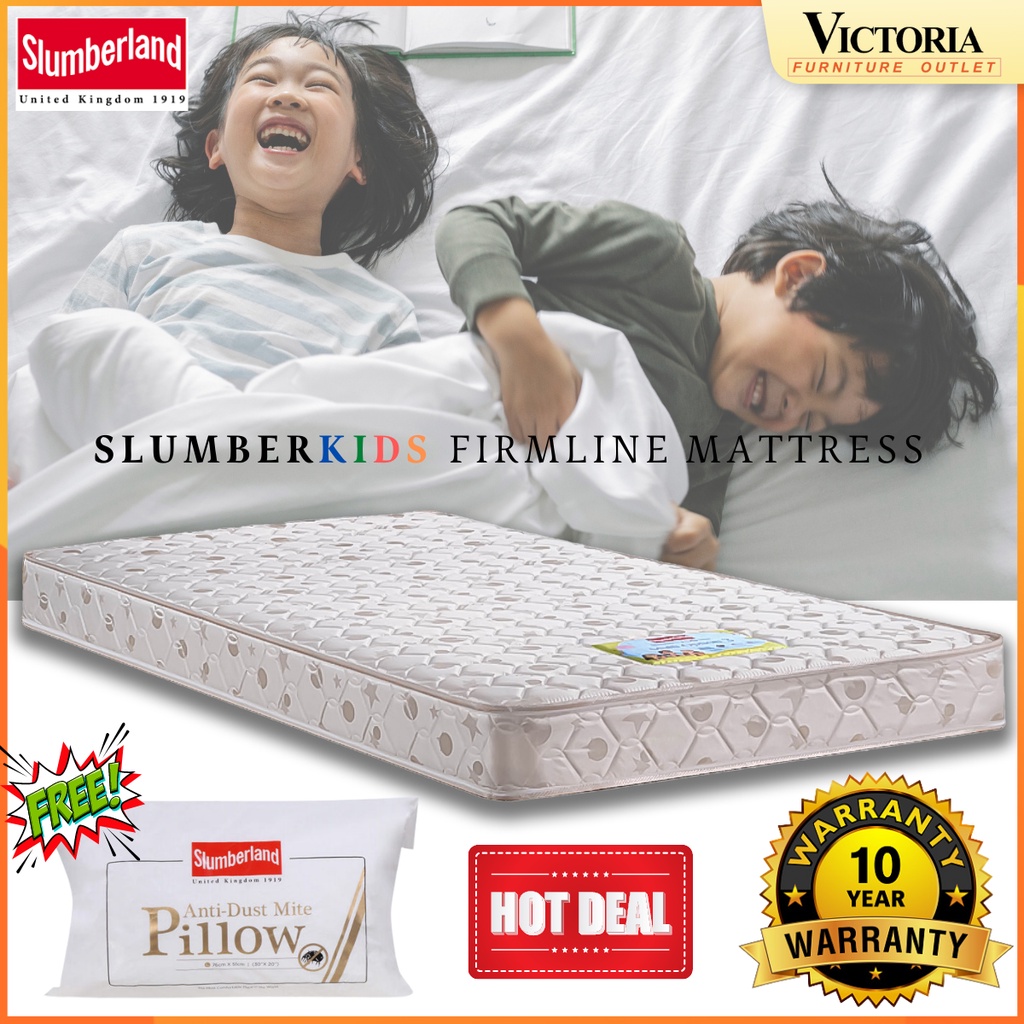 SLUMBERKIDS Firmline Mattress Slumberland (10 Years Warranty) FREE